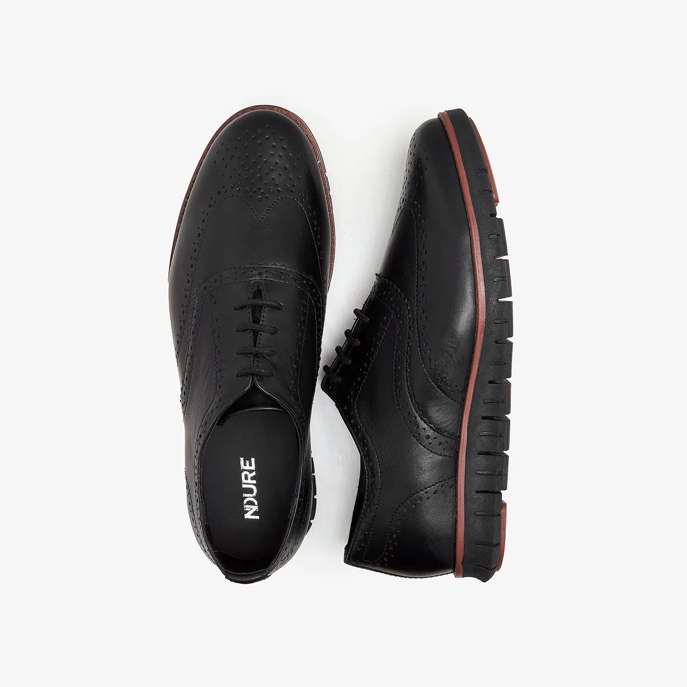 Comfy Dress Shoes For Work Men's Smart Brogue Shoes