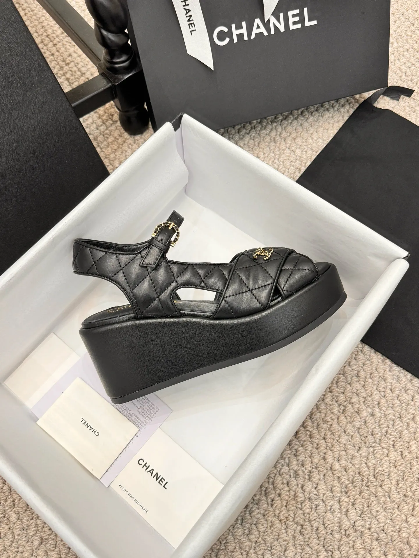 Leopard Print Sandals SE1363 CC Sandals /  Size5-10