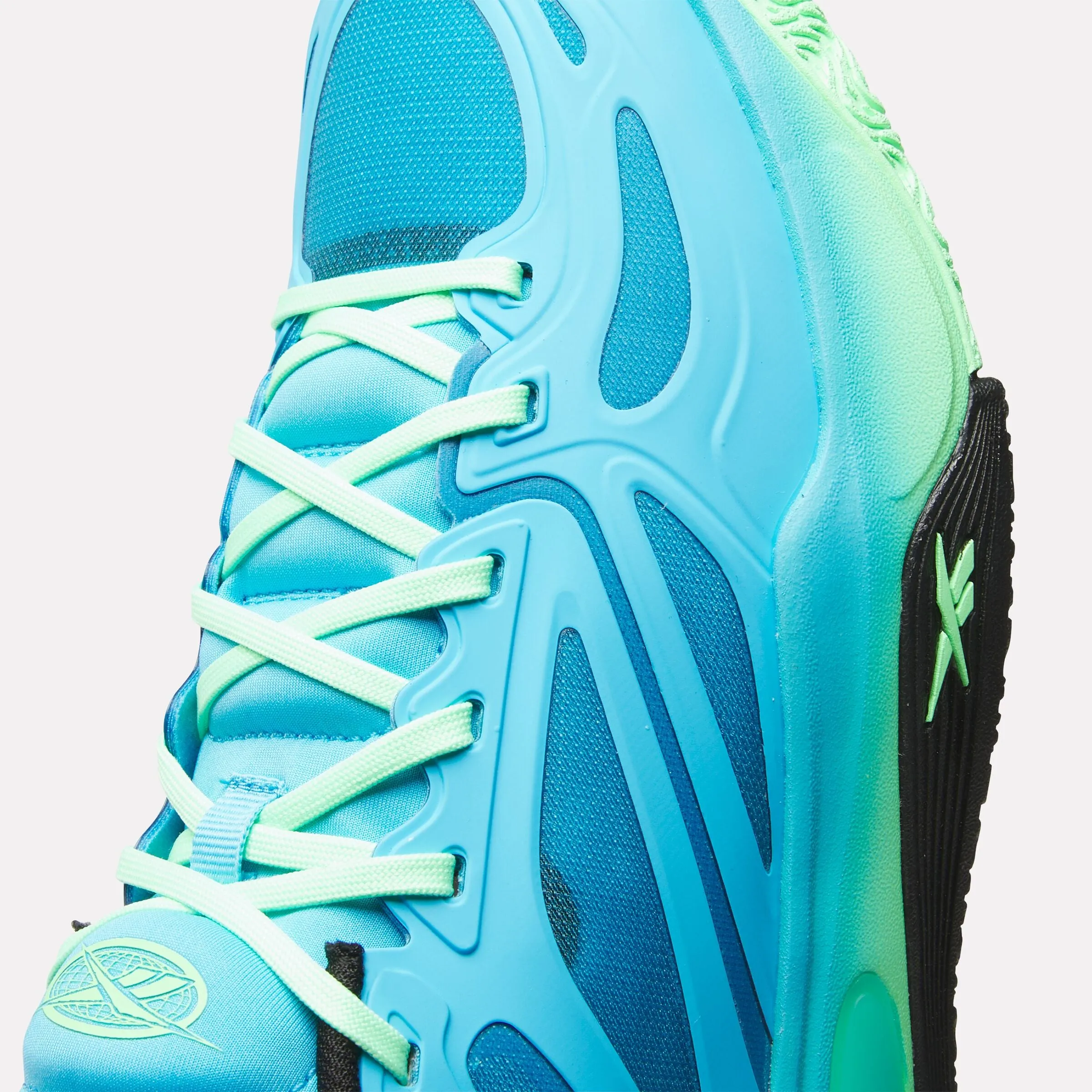 Engine A Future Cyan/Green Glow/Black Kd Trey 5 Vii Basketball Shoes