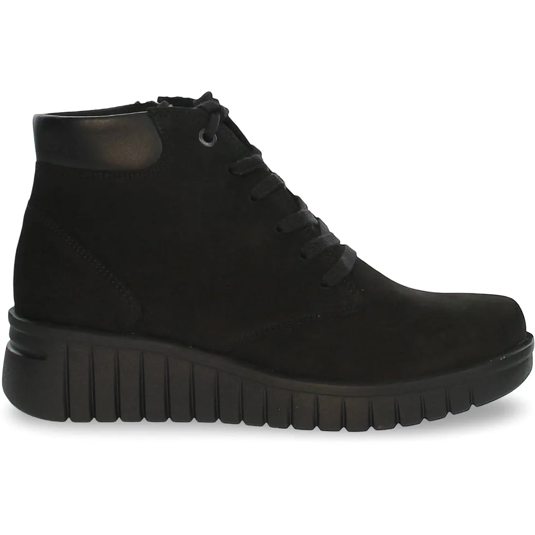 Country Boot Lace-Up Boots With The Fur