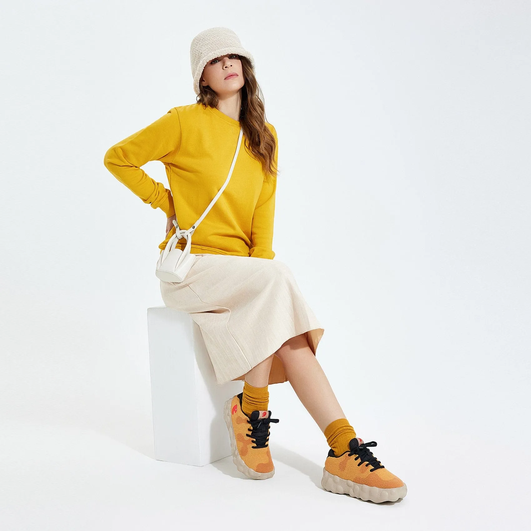 Kansas State Basketball Shoes Golden Cream Figueras I Women