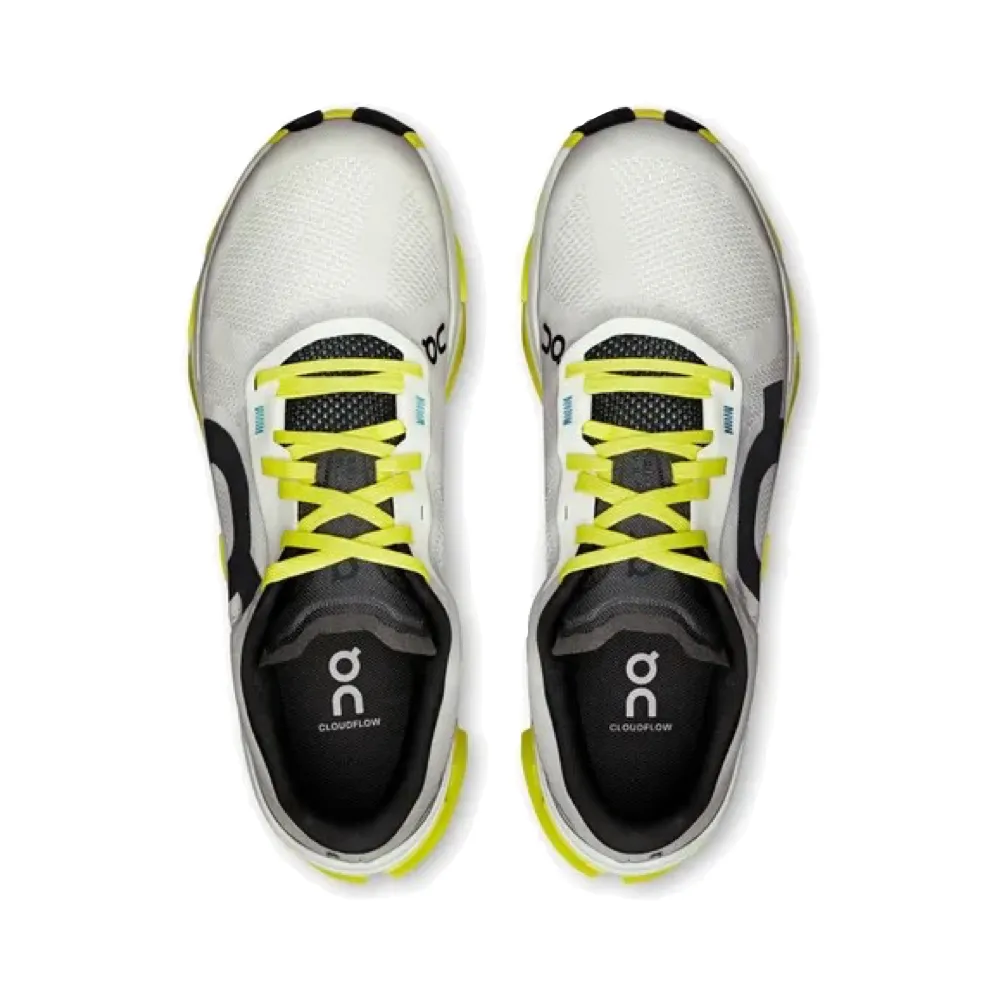 On Women's Cloudflow 5 Sneaker in White/Lime Under Armour Hovr Rise 4 Training Shoe Sneaker