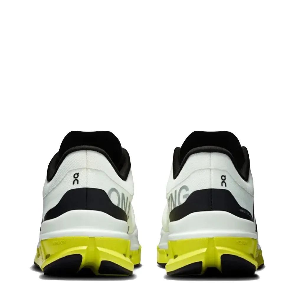 On Women's Cloudflow 5 Sneaker in White/Lime Ryka Devotion Xt Mid Training Shoe