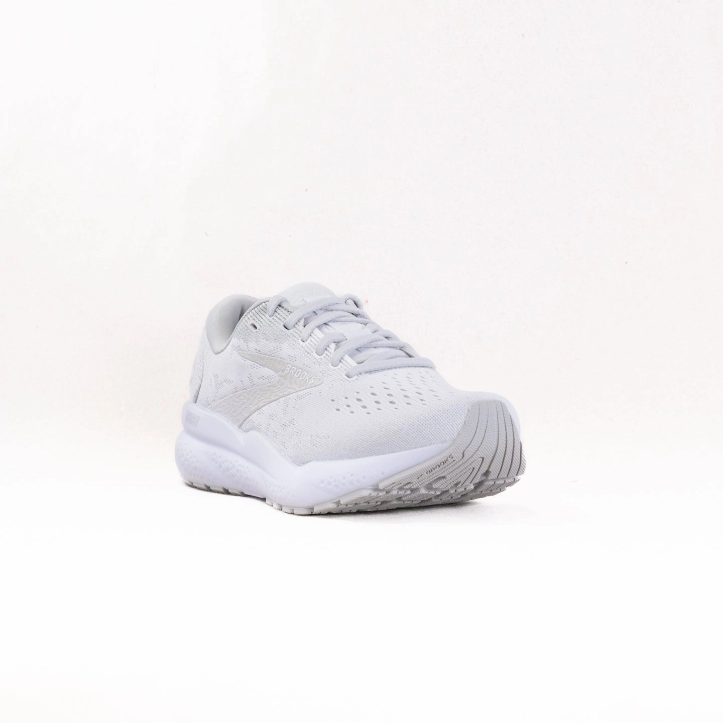 Basketball Shoes For Clearance Brooks Ghost 16 (Womens) - White/White/Grey