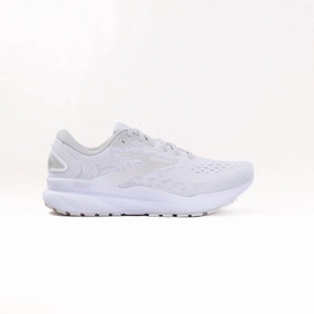 Brooks Ghost 16 (Womens) - White/White/Grey Generic Basketball Shoes