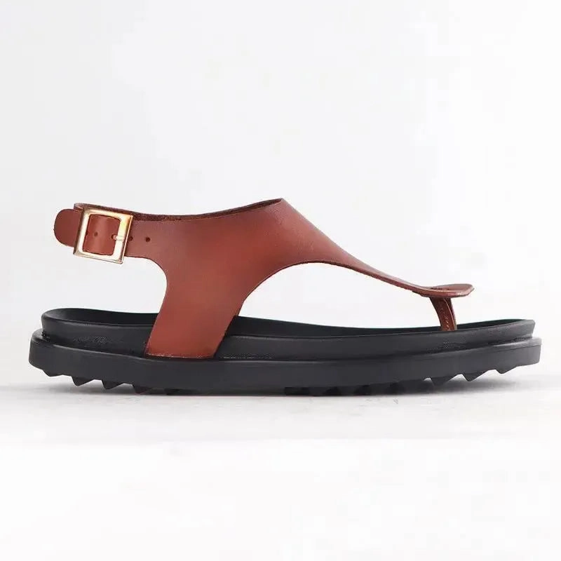 Froggie Tessa 2 Leather Comfort Sandals - Cognac