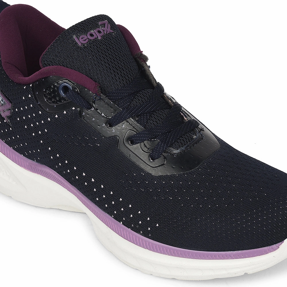 Leap7x Navy Blue Sports Lacing Running Shoes For Women GHD-10 By Liberty Under Armour Tribase Reign 3 Training Shoes