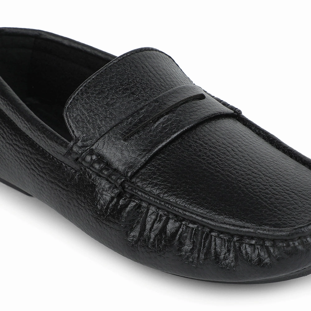 Fortune Black Formal Loafers For Men CLASSIK-2E By Liberty Loafers Seafood Grill Photos