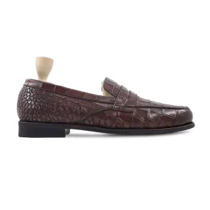 Hot Loafers Figaro - Men's Chocolate Brown Calf Leather Loafer