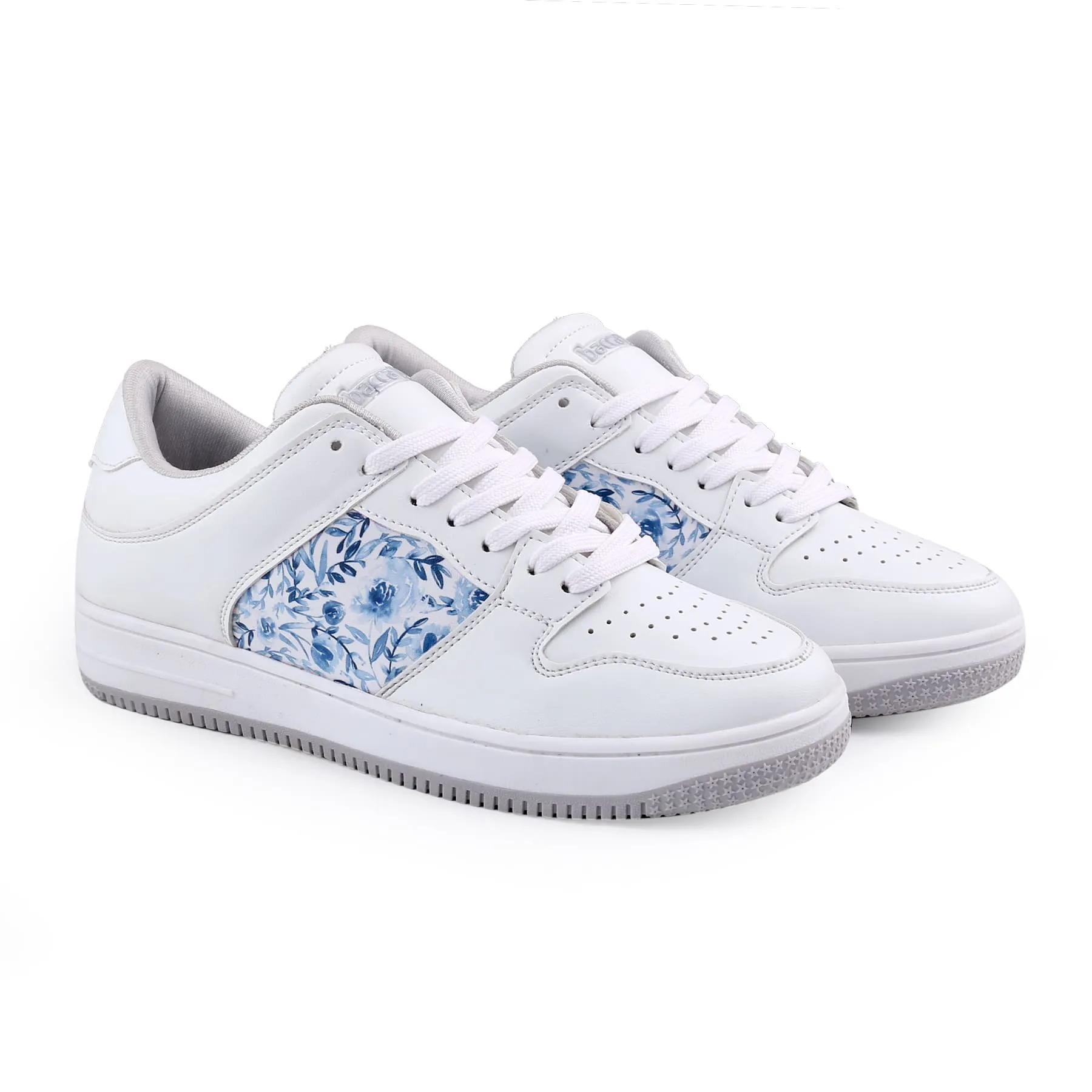 Bacca Bucci BLISS Low Top Flat Sole Fashion Women's Sneakers with Digital Prints Steel Toe Sneakers Near Me