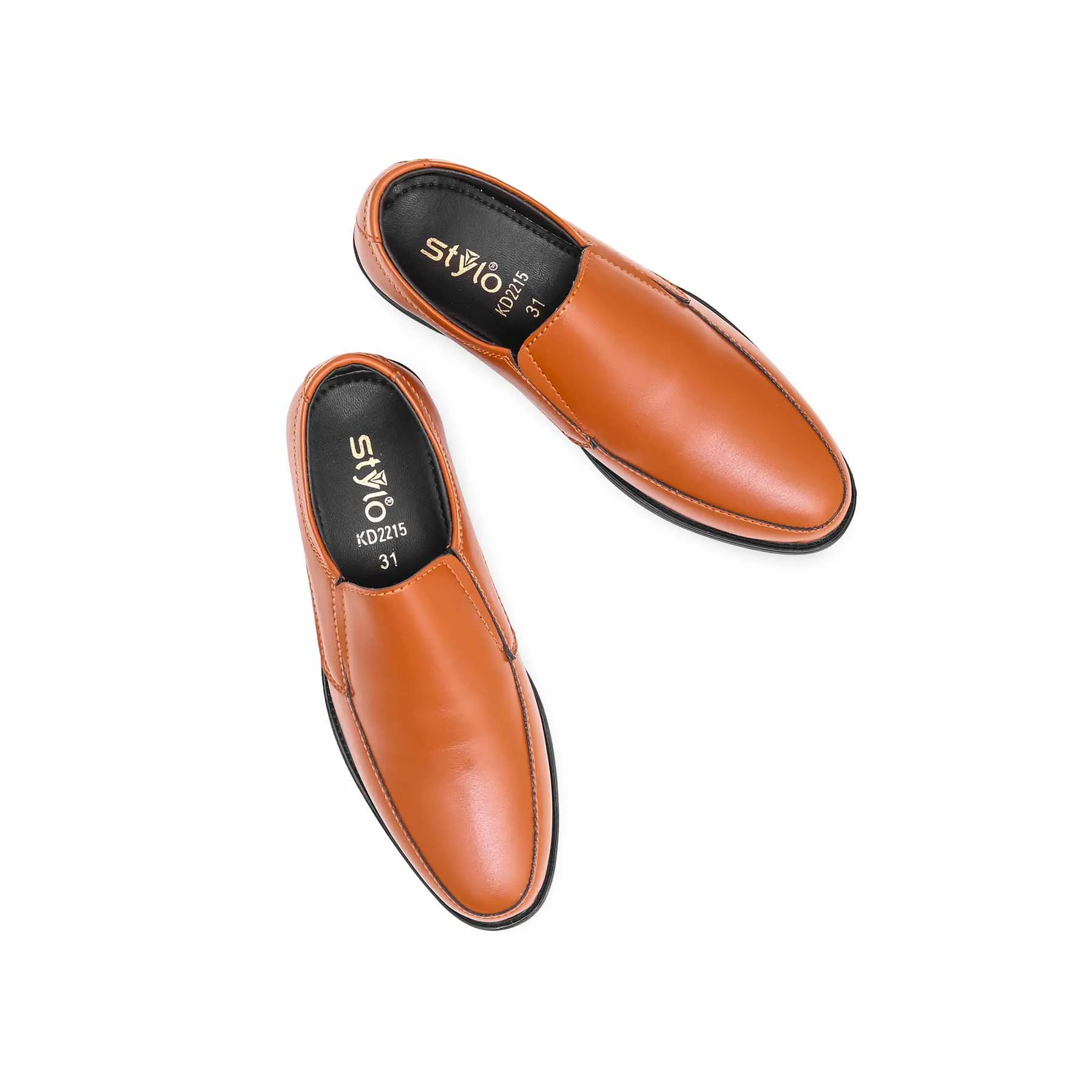 Running Treadmill Shoes Boys Mustard Formal Shoes KD2215