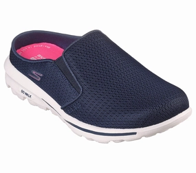 SKECHERS GO WALK TRAVEL - 124277 - NVW Flats Leopard Print Shoes