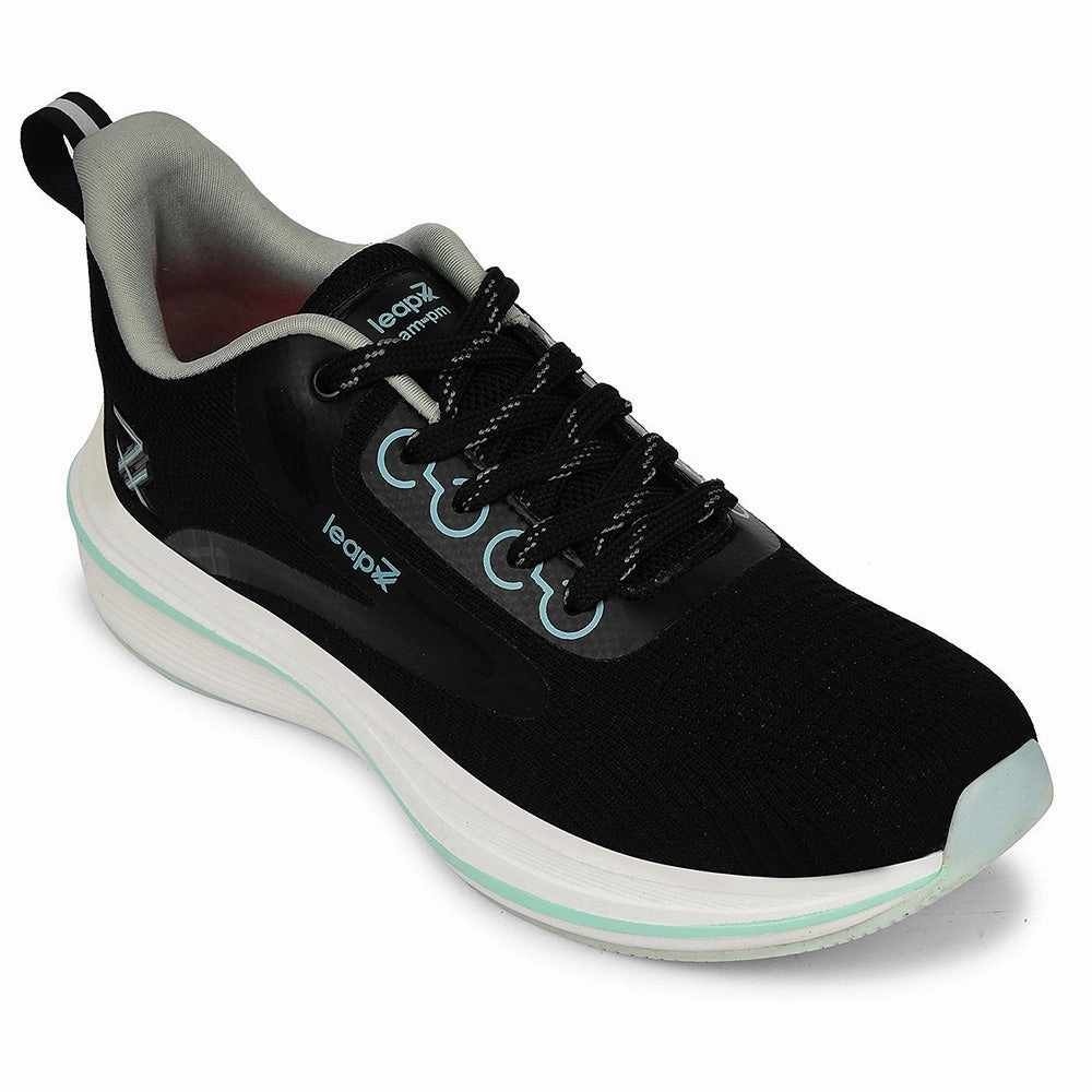 Leap7x Black Sports Lacing Running Shoes For Women ROSY-1 By Liberty Nike Free Tr7 Training Shoe