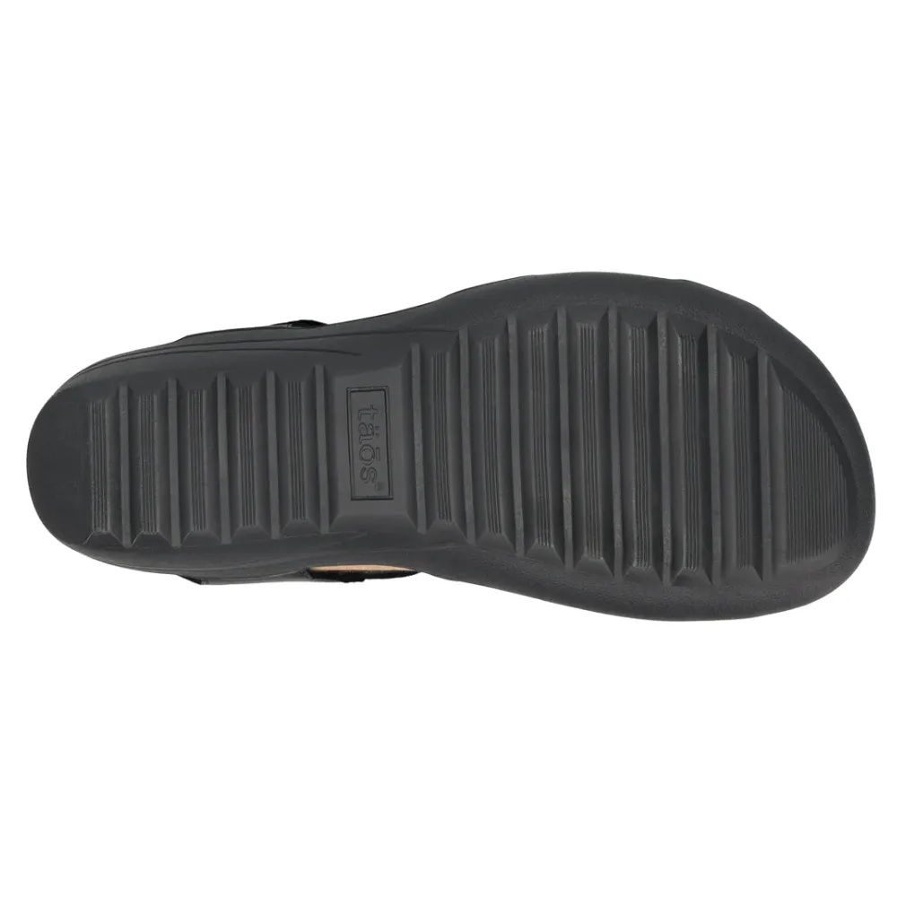 Euro Soft Sandals Taos Serene Black Leather Sandal (Women's)