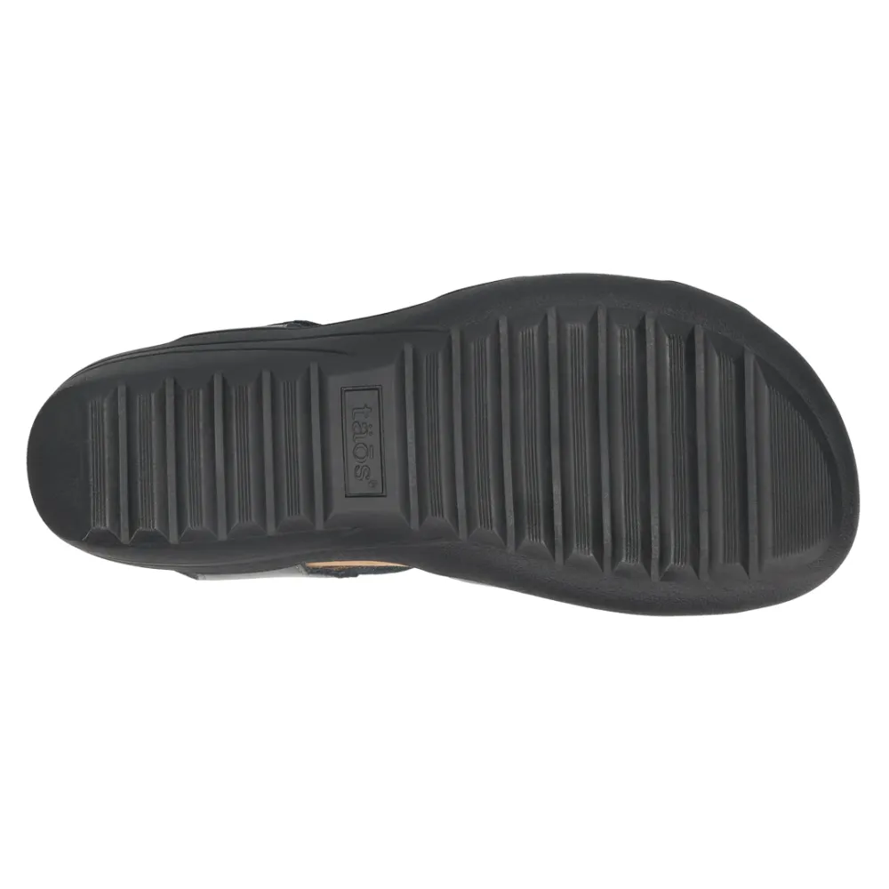 Sandals Jamaica All Inclusive Resorts Taos Serene Pewter Leather Sandal (Women's)