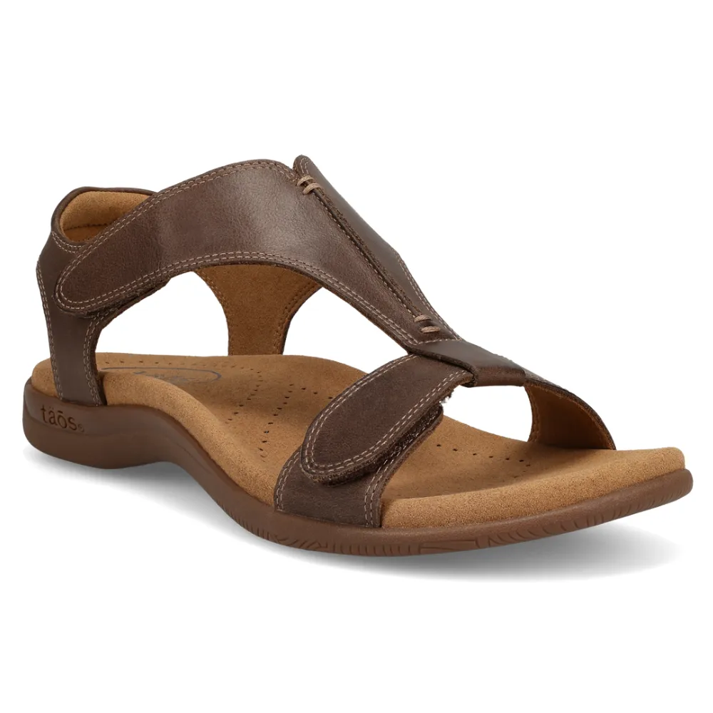 Hiking Sport Sandals Taos The Show Mocha Leather Sandal (Women's)