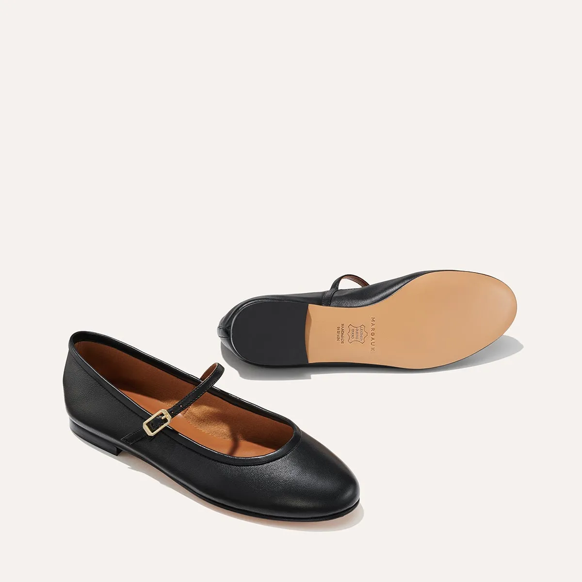 The Demi Jane - Black Nappa Best Golf Shoes Flat Feet