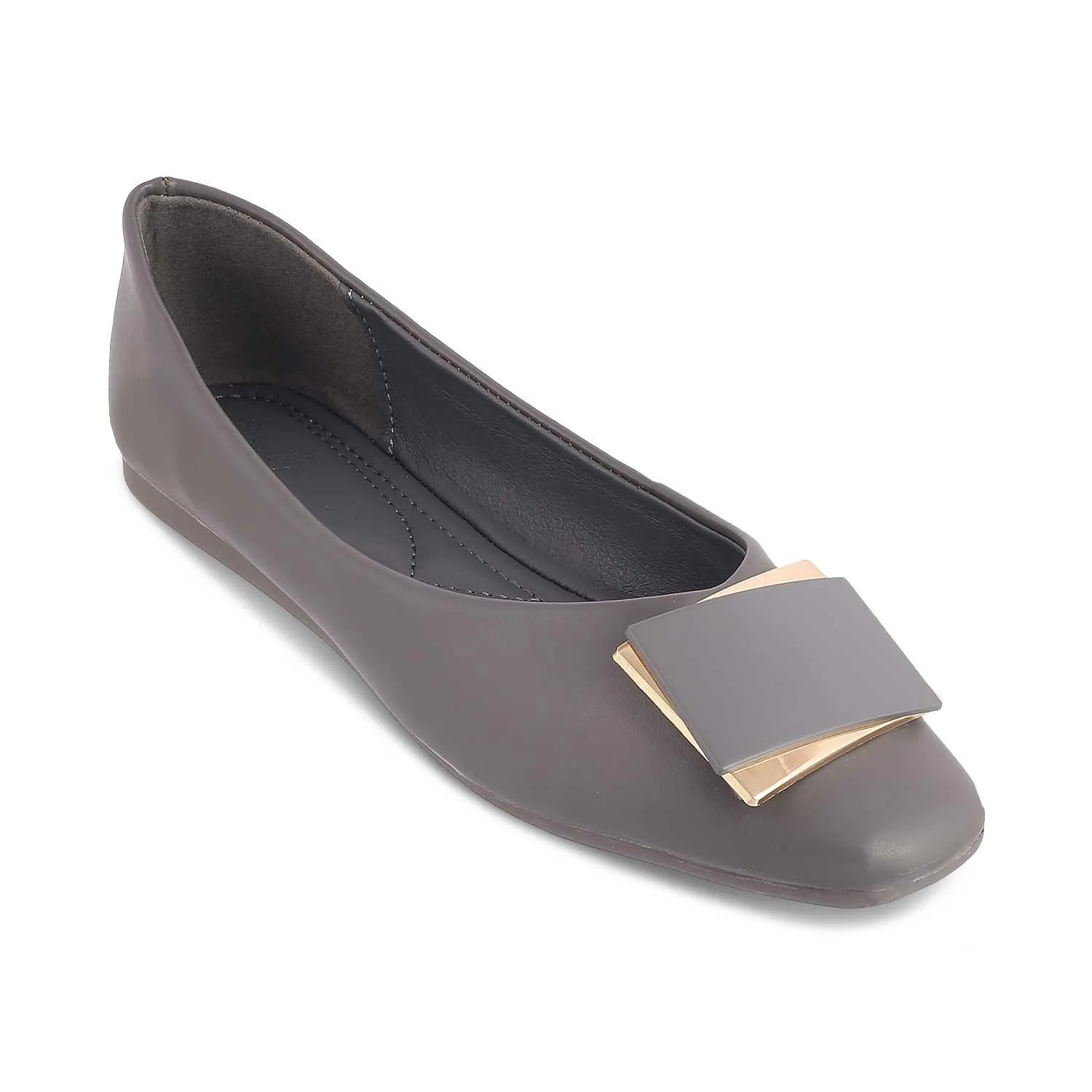 Best Flat Shoes With Support The Londre Grey Women's Casual Ballerinas Tresmode