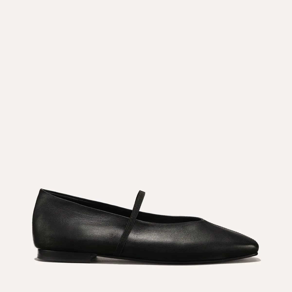 Shoe Flats For Sale The Phoebe - Black Nappa