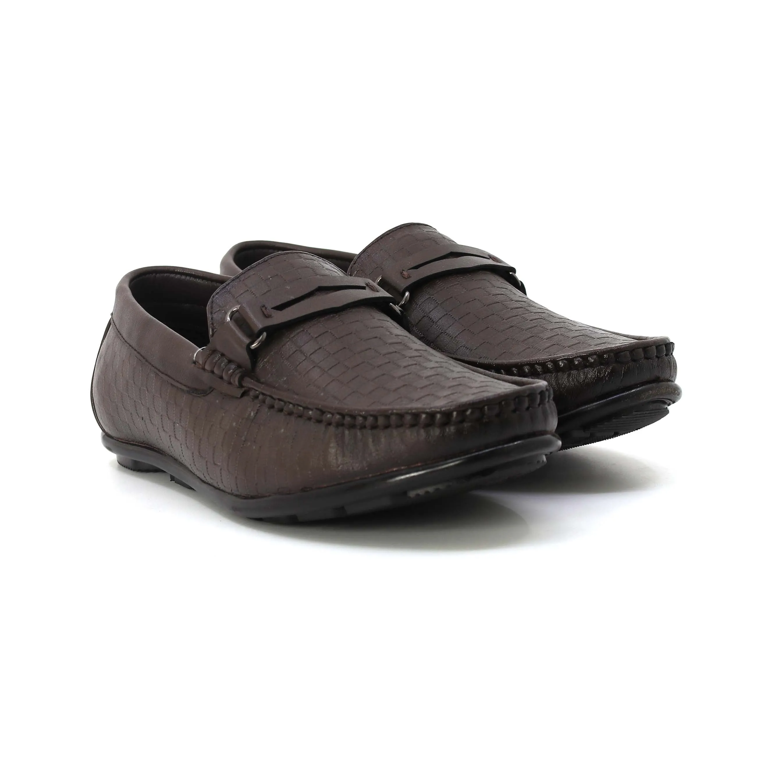 MEN MOCCASINS SLIP-ON SHOES Dress Shoes With Buckle