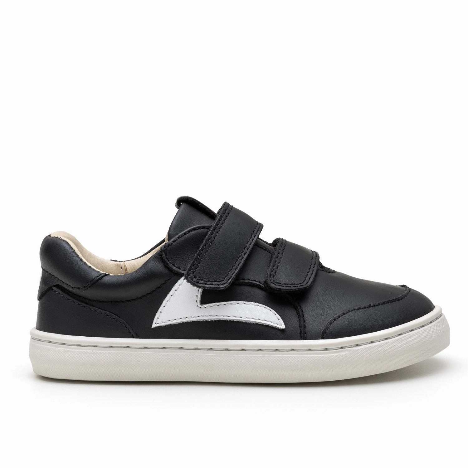 Tip Toey Joey Boy's and Girl's Landy Sneakers - Black / White Slip On Sneakers Summer
