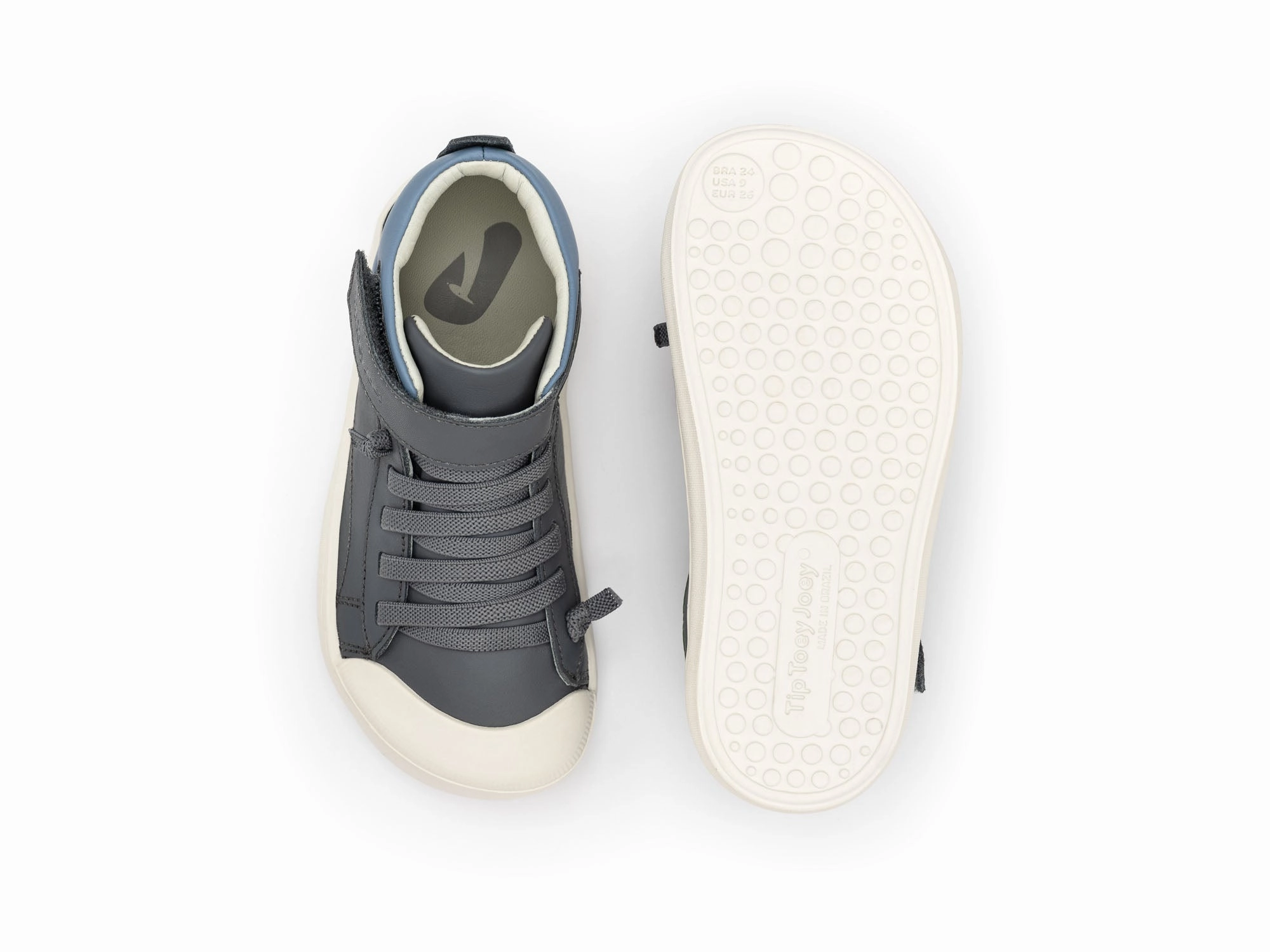 Tip Toey Joey Boy's Peak Casual Shoes - Slate Blue/ Denim Breathable Sneakers