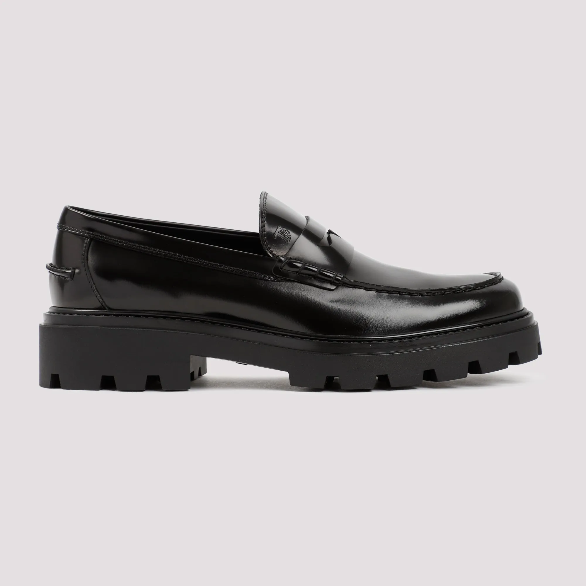 Cookie Cutter Loafers TOD`S BRUSHED LEATHER LOAFERS