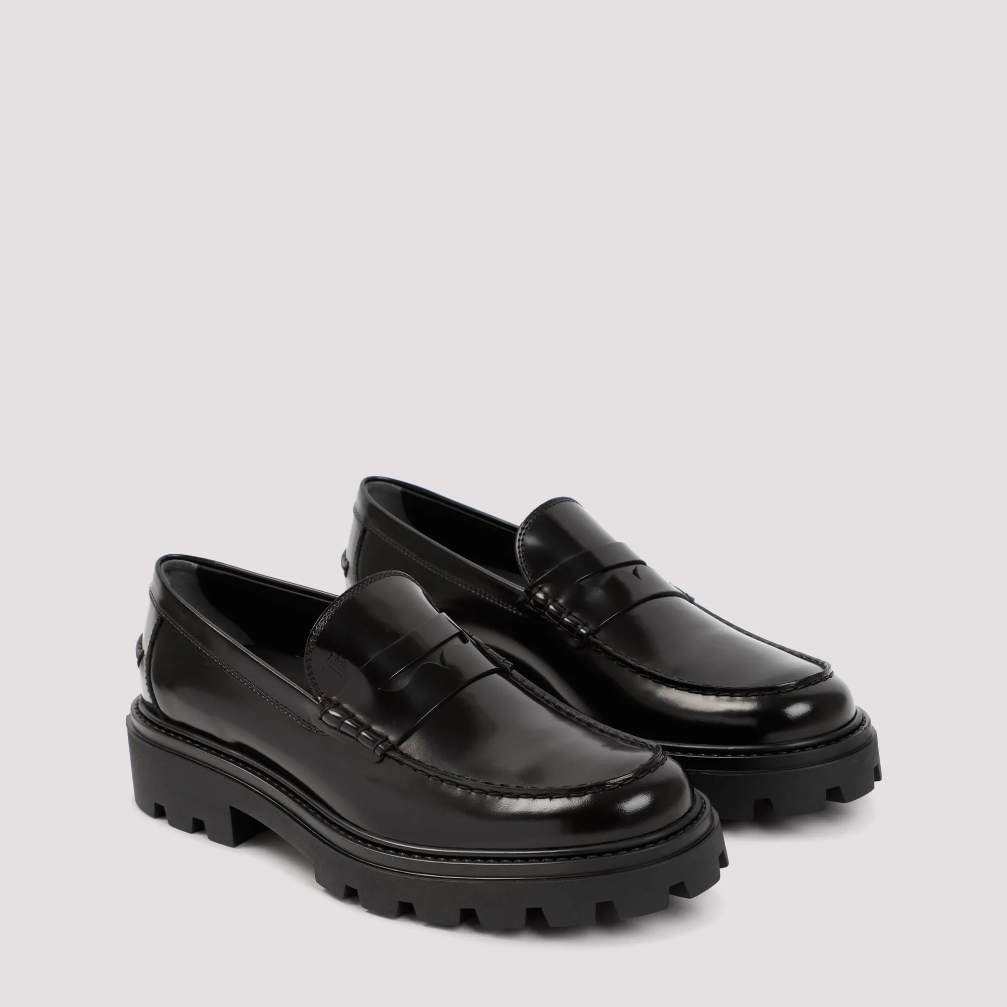 Joggers With Loafers TOD`S BRUSHED LEATHER LOAFERS