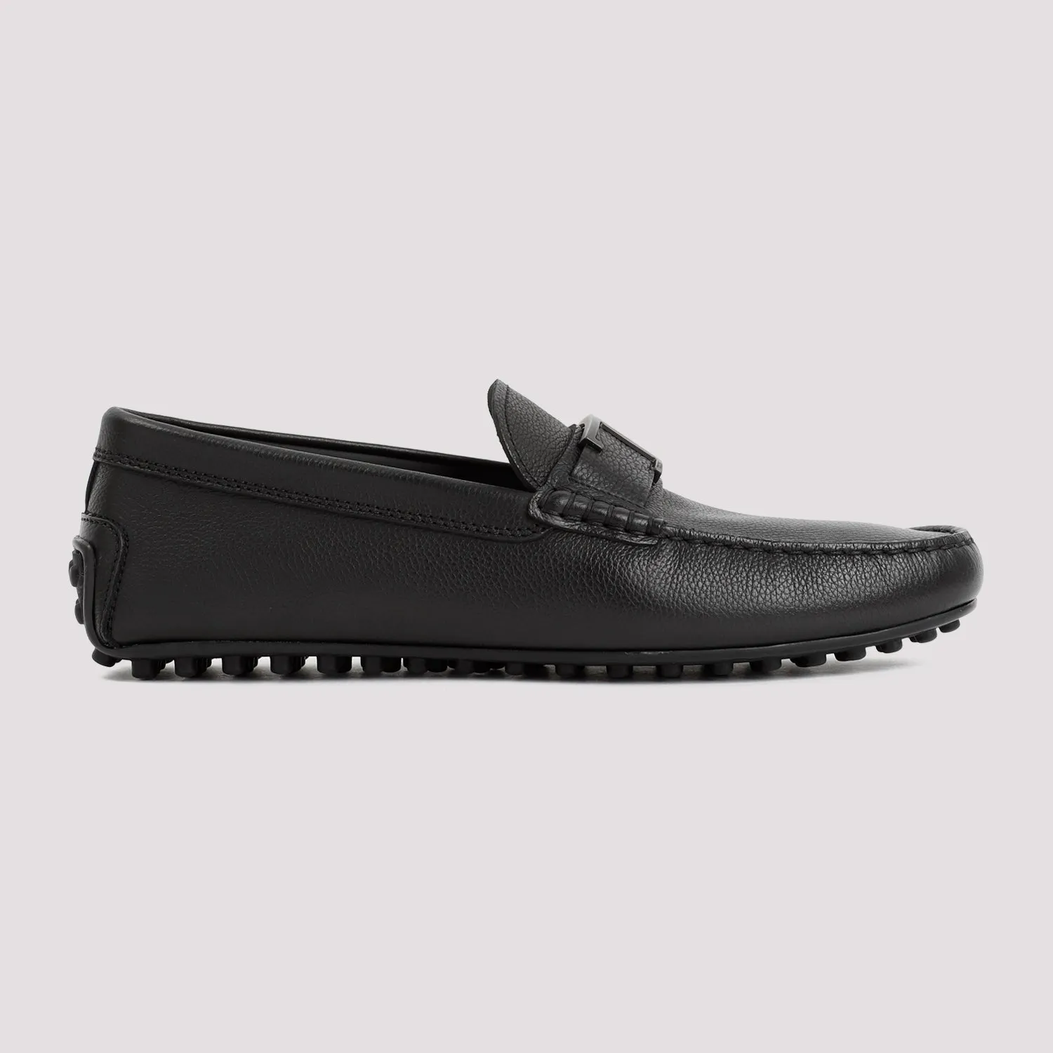 Moto Loafers TOD`S GRAINED LEATHER LOAFER CITY GOMMINO