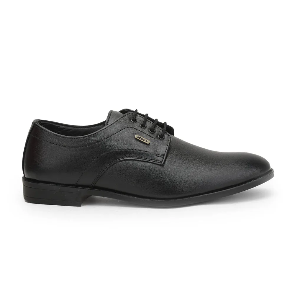 Naturalizer Dress Shoes Low Heel Fortune (Black) Formal Lace Up Derby Shoes For Men HOL-109 By Liberty