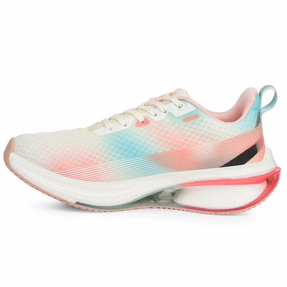 Best Training Shoes For Track Sprinters Leap7x Peach Sports Lacing Running Shoes For Women ARMENIA By Liberty