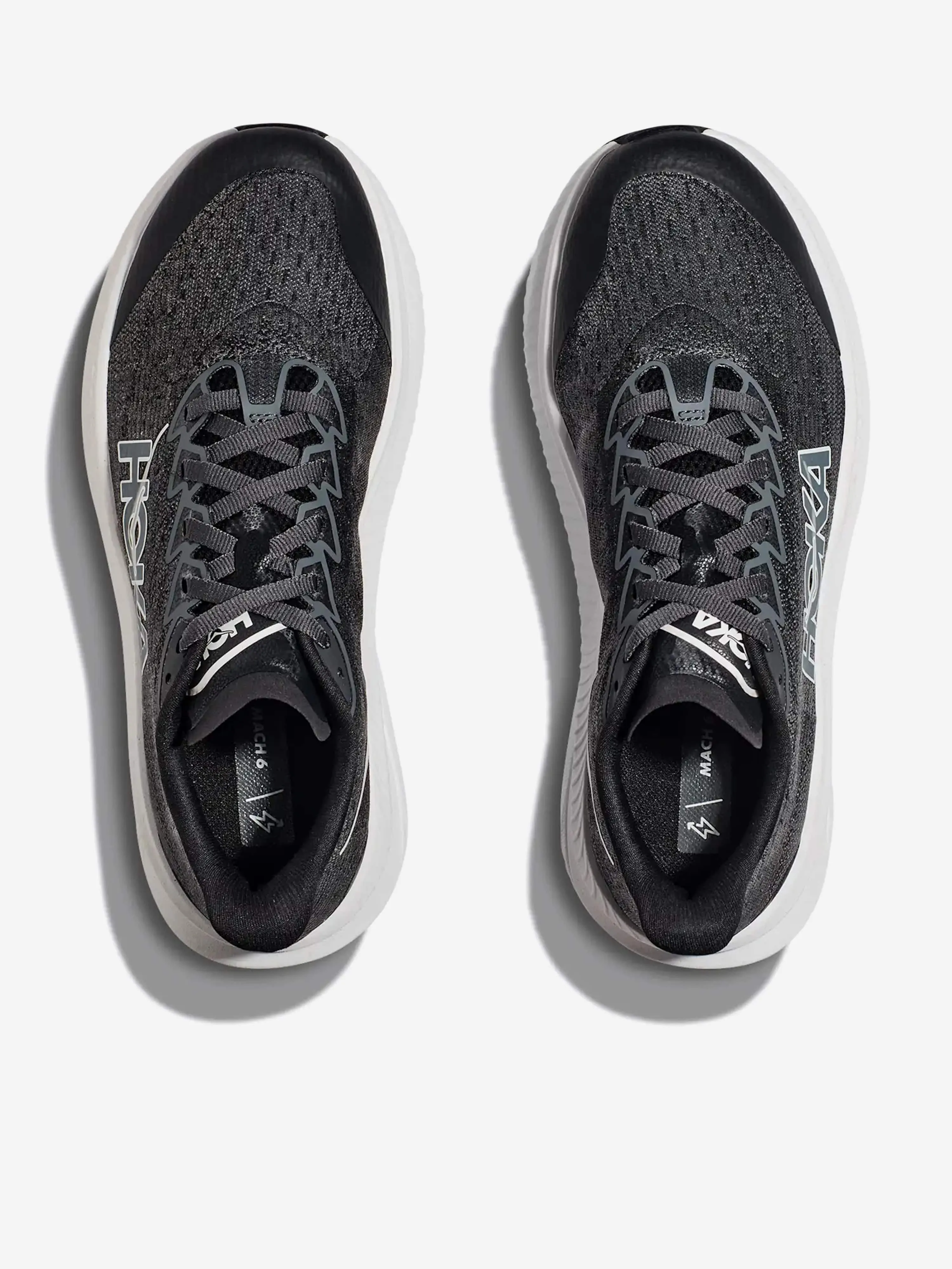 Running Barefoot Shoes Kids Mach 6 Trainers in Black