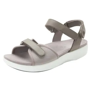 Platform Sandals Strappy Traq By Alegria Qali Grey Sandal (Women's)