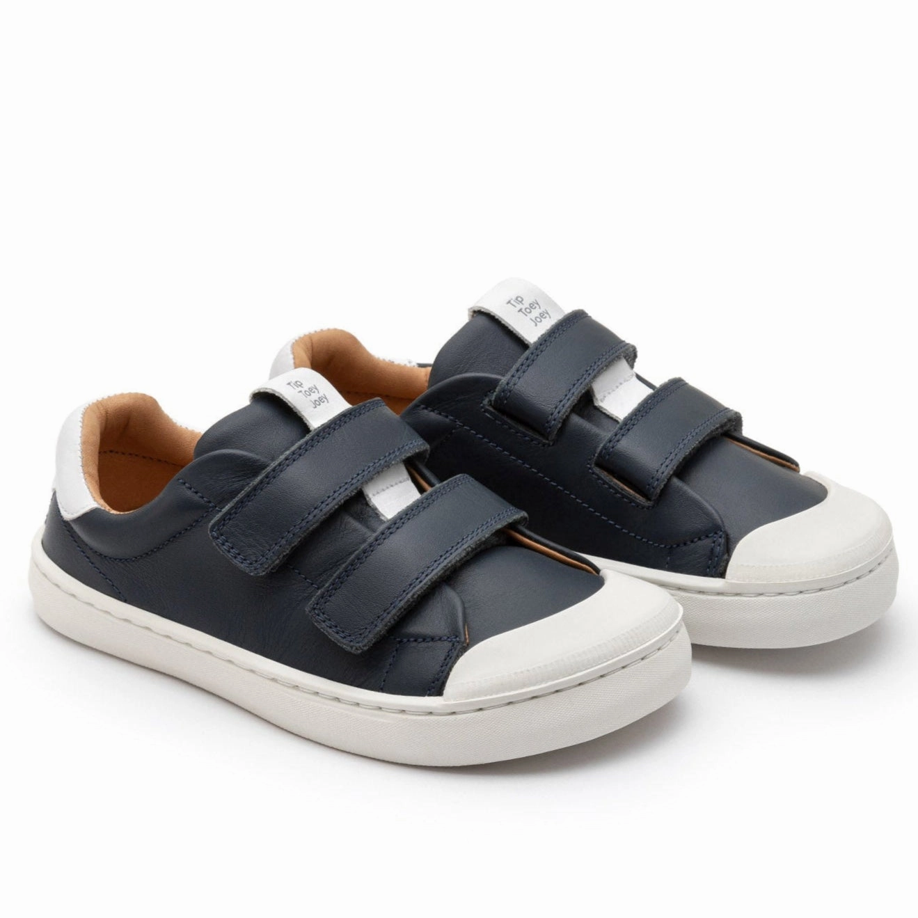 Tip Toey Joey Boy's and Girl's Ramp Sneakers - Navy / White 5. NULL