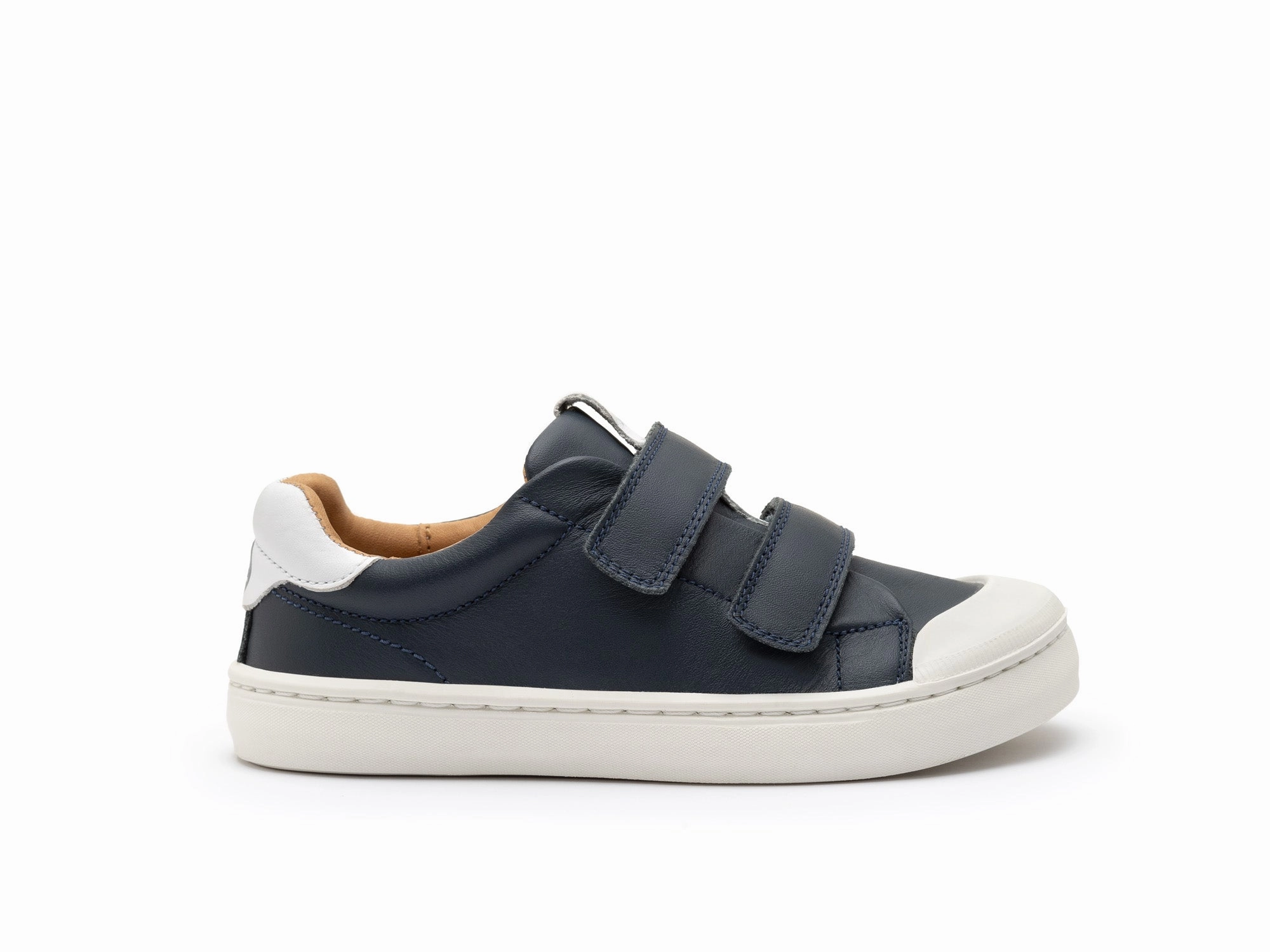 Tip Toey Joey Boy's and Girl's Ramp Sneakers - Navy / White Dress & Sneakers