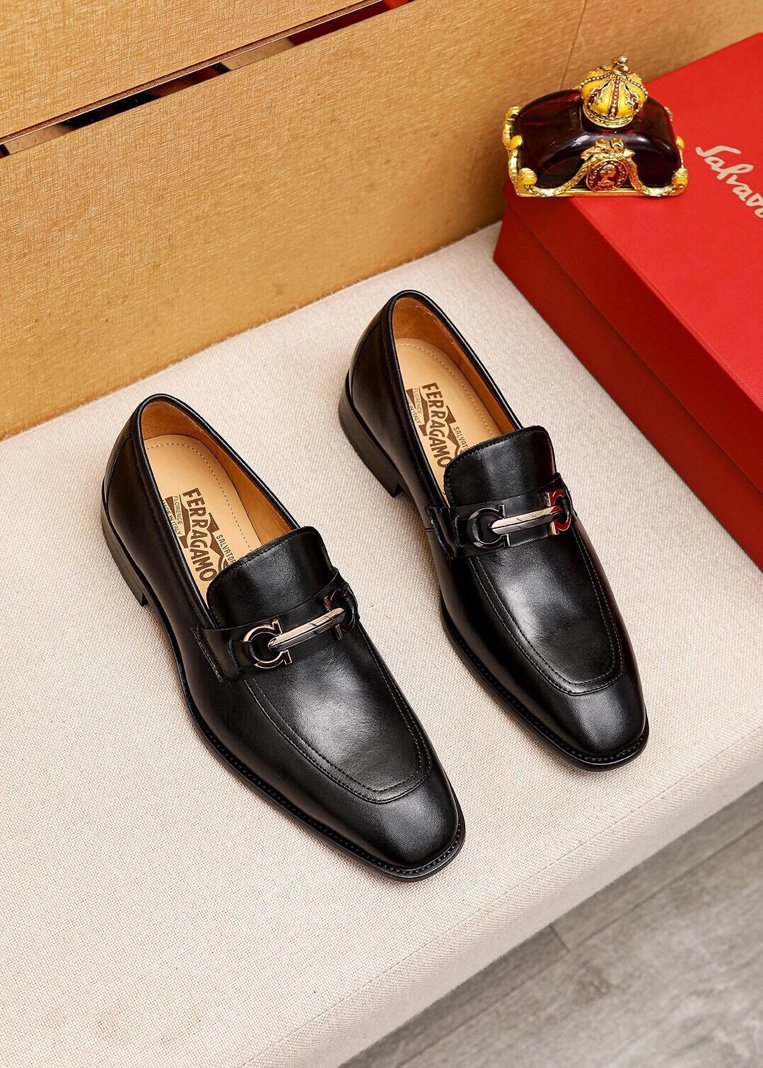Old Man Loafers MSE071 Ferragamo Loafer / Size7-11