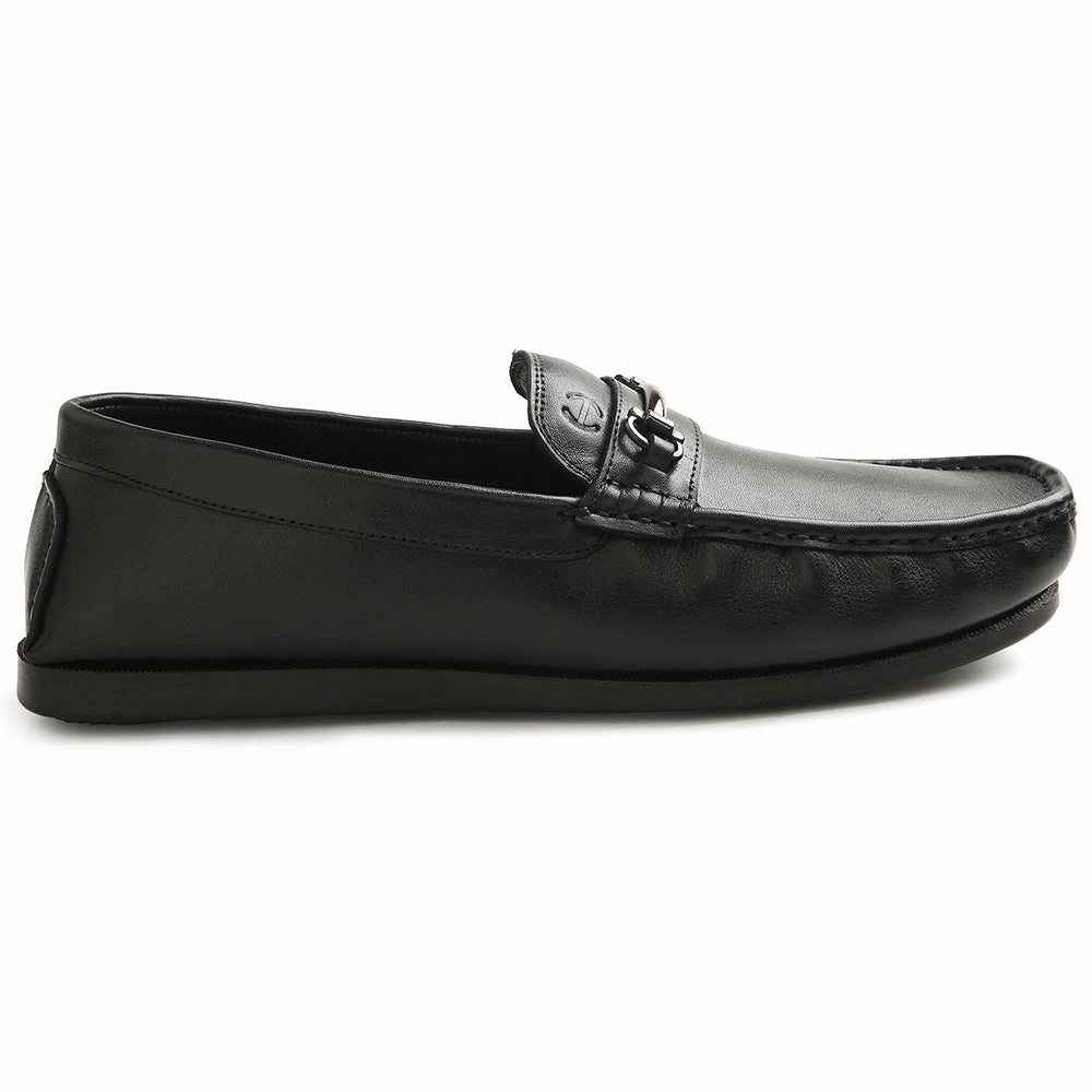 Loafers Ralph Lauren Healers Black Casual Loafers For Men S201-01 By Liberty