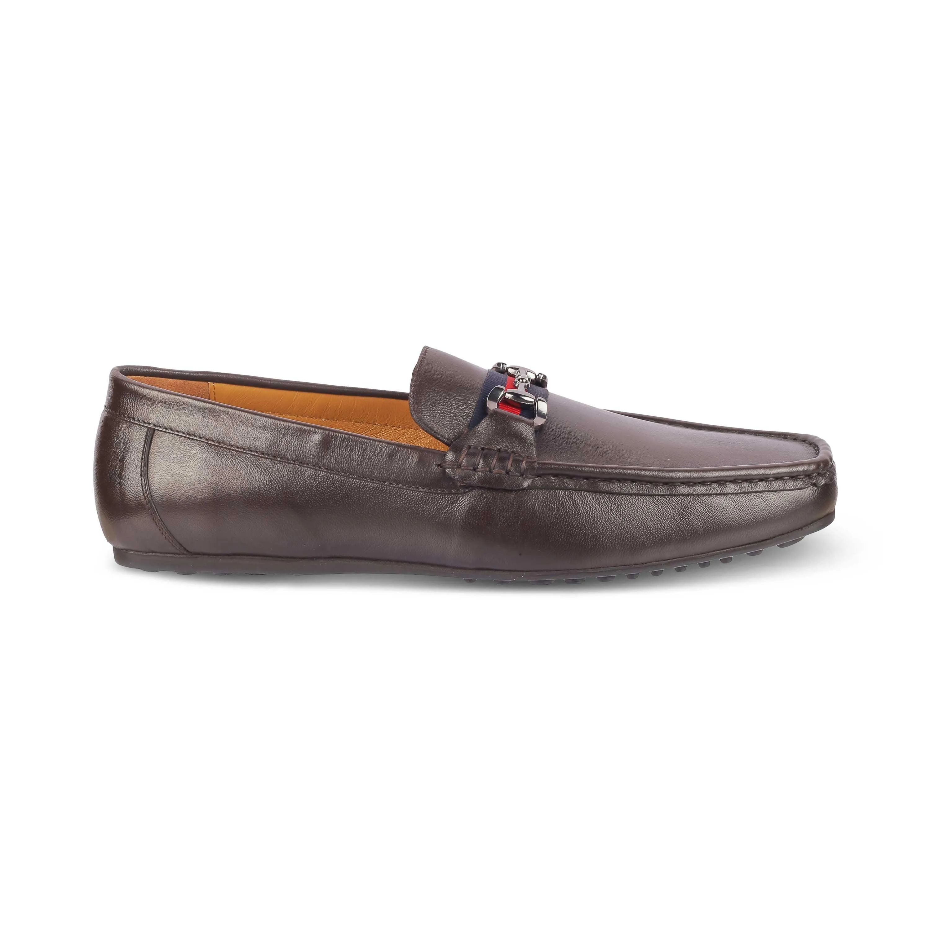 Tresmode Bilbao Brown Men's Leather Loafers Modern Classics Penny Loafers