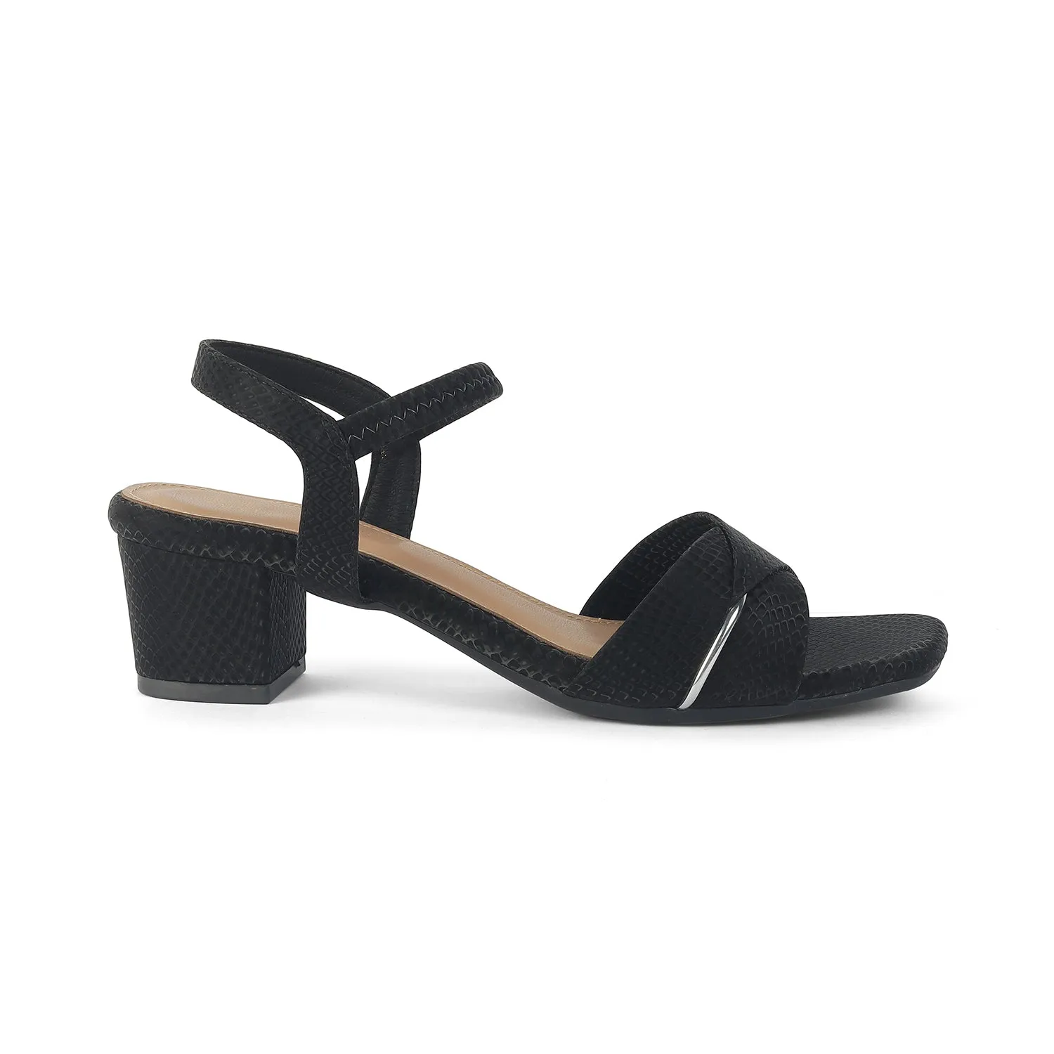 Sandals With Heel Tresmode Lux Black Women's Dress Block Heel Sandals
