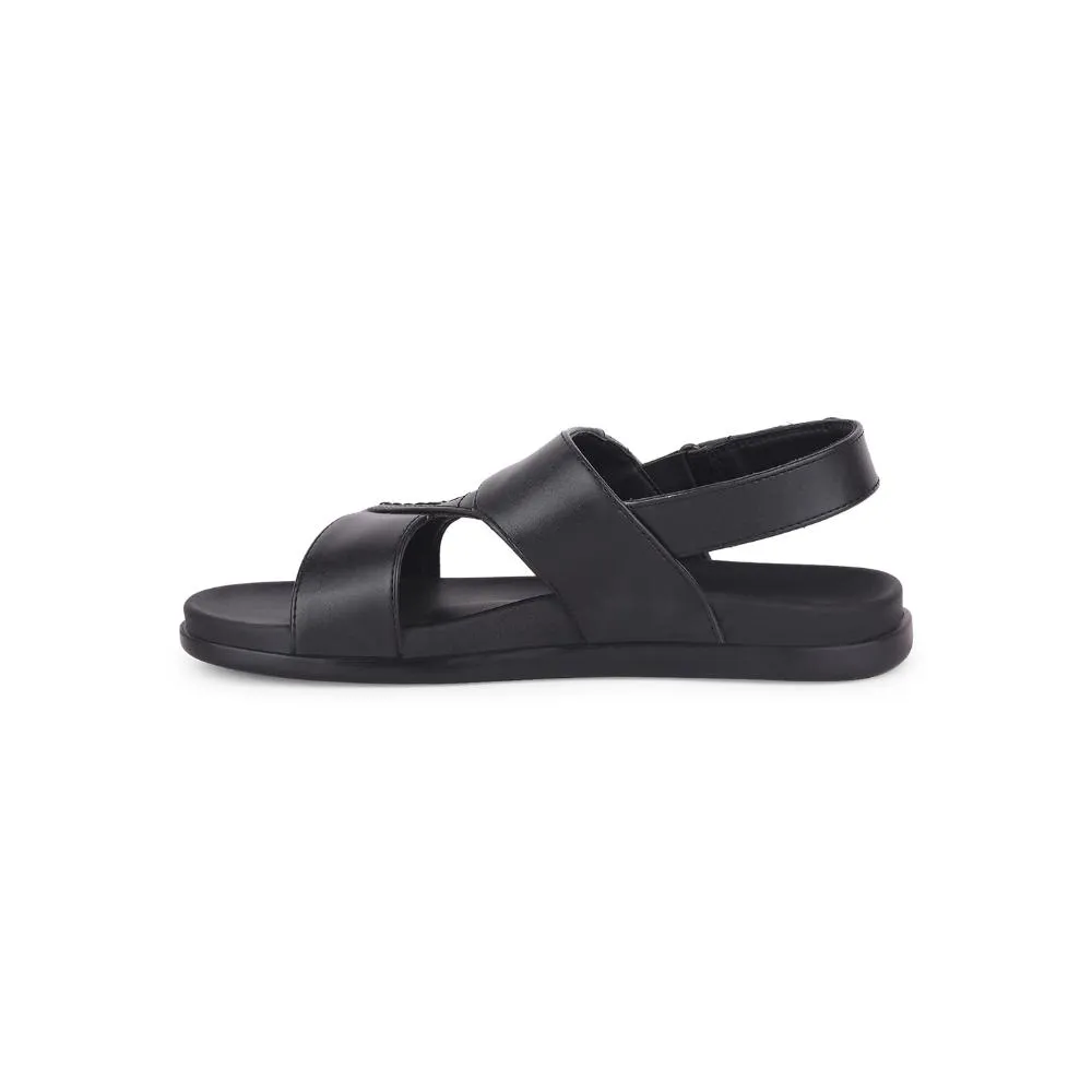 Healers Casual Black Sandal For Men DANVER-E By Liberty Japanese Sandals Name