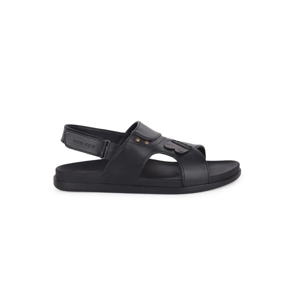 Healers Casual Black Sandal For Men DANVER-E By Liberty Hiking Sandals