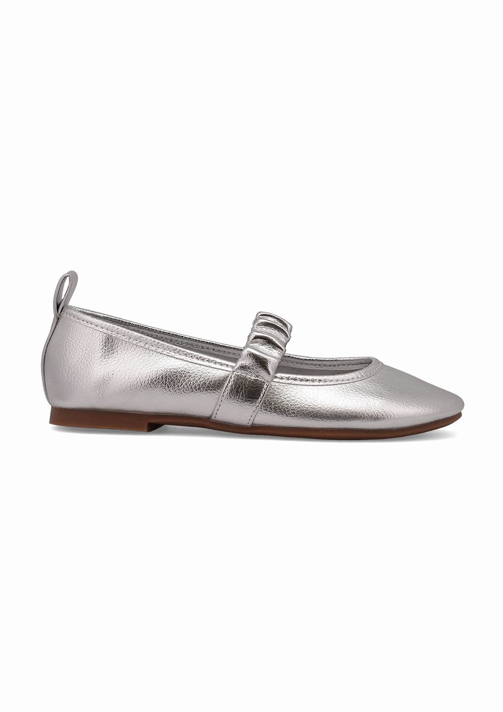 Evening Flat Shoes ULIANA - SILVER