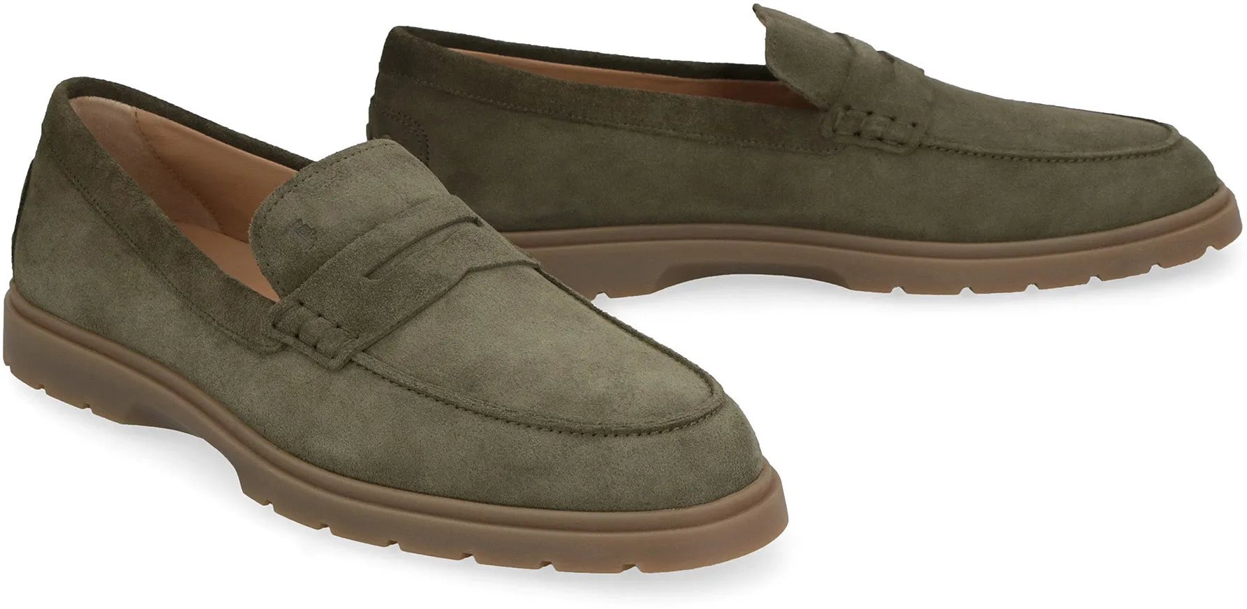 SUEDE LOAFERS Lo