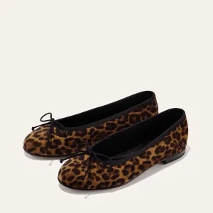 The Demi - Leopard Suede Jellypop Flat Shoes