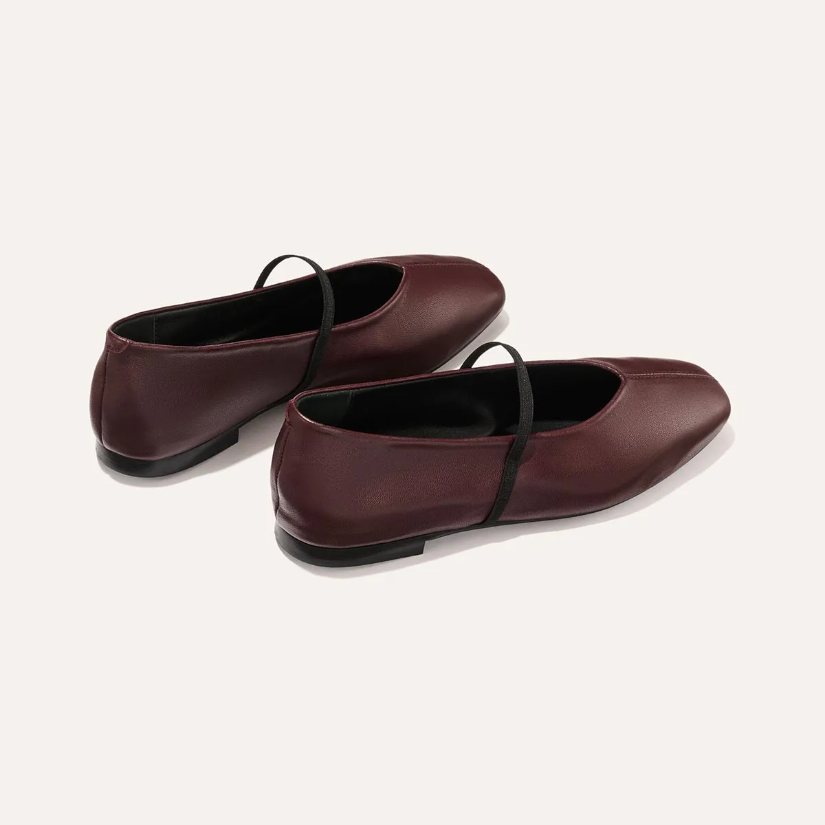 Best Shoes Flat Pedals Road Bike The Phoebe - Burgundy Nappa