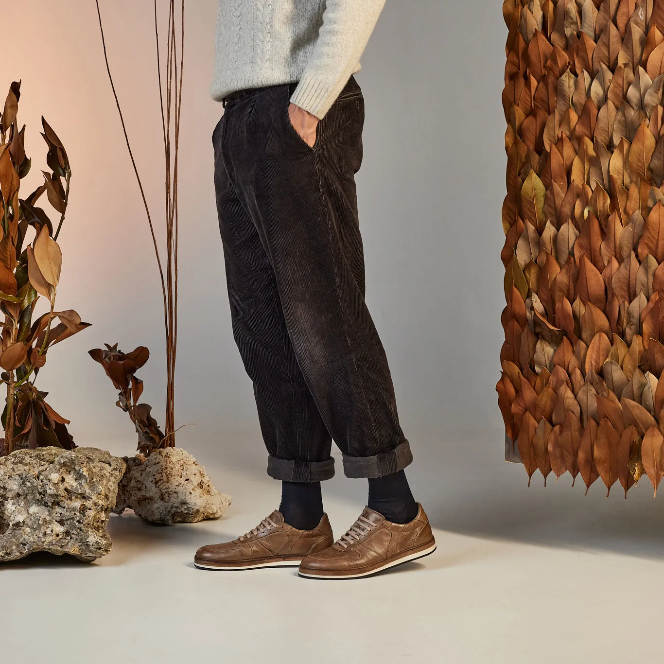 SNEAKERS ENSOLEILLES TAUPE Mia Shoes Sneakers