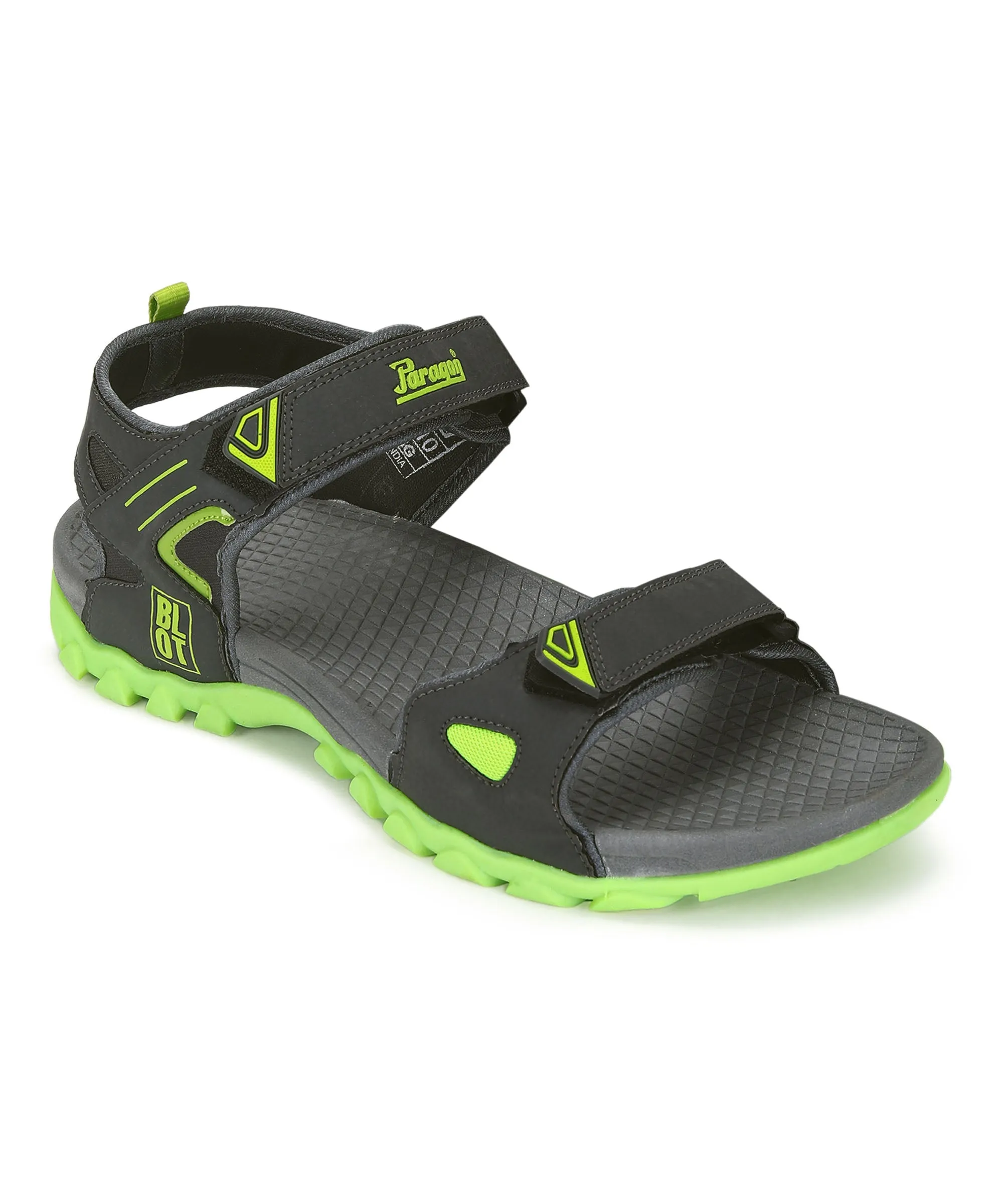 Paragon Blot K1425G Men Stylish Sandals | Comfortable Sandals for Daily Outdoor Use | Casual Formal Sandals with Cushioned Soles Double Wide Width Sandals
