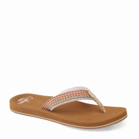 Women's Reef, Baja Elana Sandal Flip Flops Sparkly