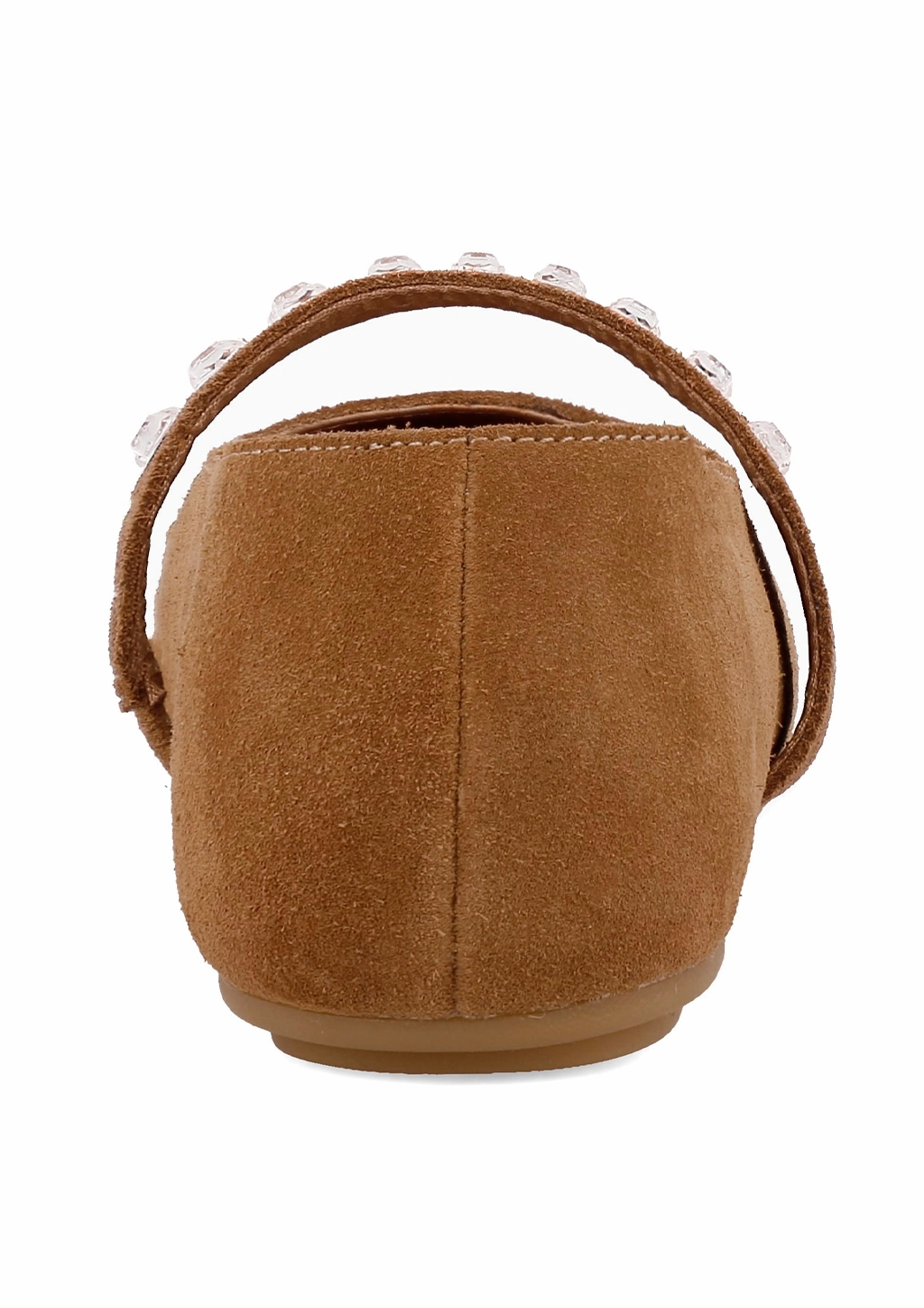 KAROLIN - TAN Sparkly Flat Wedding Shoes