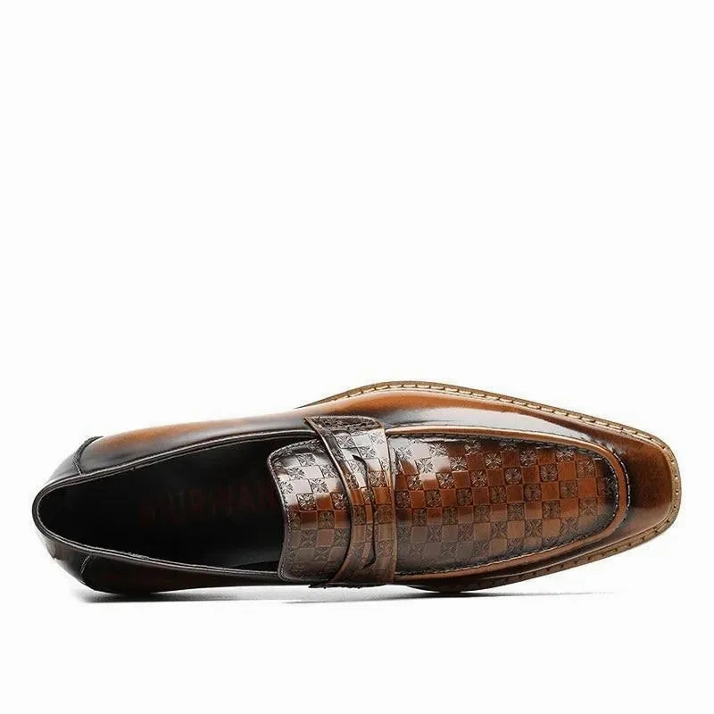 Uberto Penny Loafers Shoes For Men Loafers With Baggy Jeans